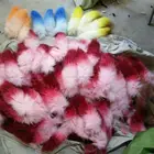 Fairy tail keychain real fur skin fur keychain pendant real fox fur tails wholesale