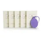 Korean most popular potpourri fragrance plastic scented card Cheap Custom Hanging Car Air Freshener