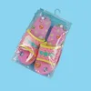 Custom reusable clear plastic shoes packing bag with hook XYL-HB288