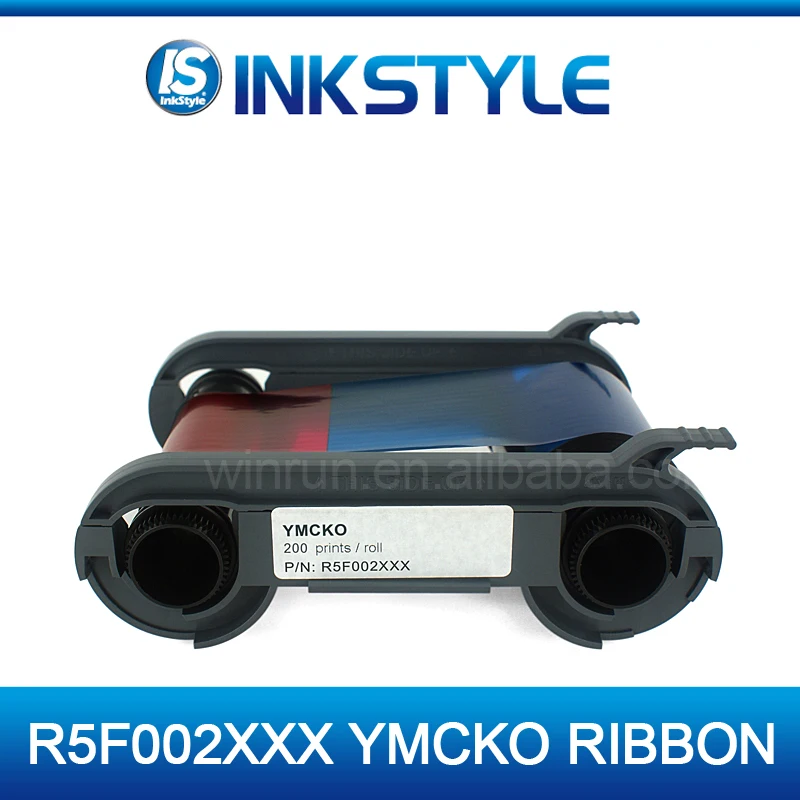 Evolis compatibles R5F002AAA Ruban De Couleur YMCKO 200 imprime pour Zenius Primauté Elypso Carte Imprimante R5F002EAA/NAA/SAA