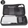 Black Portable Projector Carrying Case with Customizable Dividers, Projector Travel Carrying Bag for TT Projector