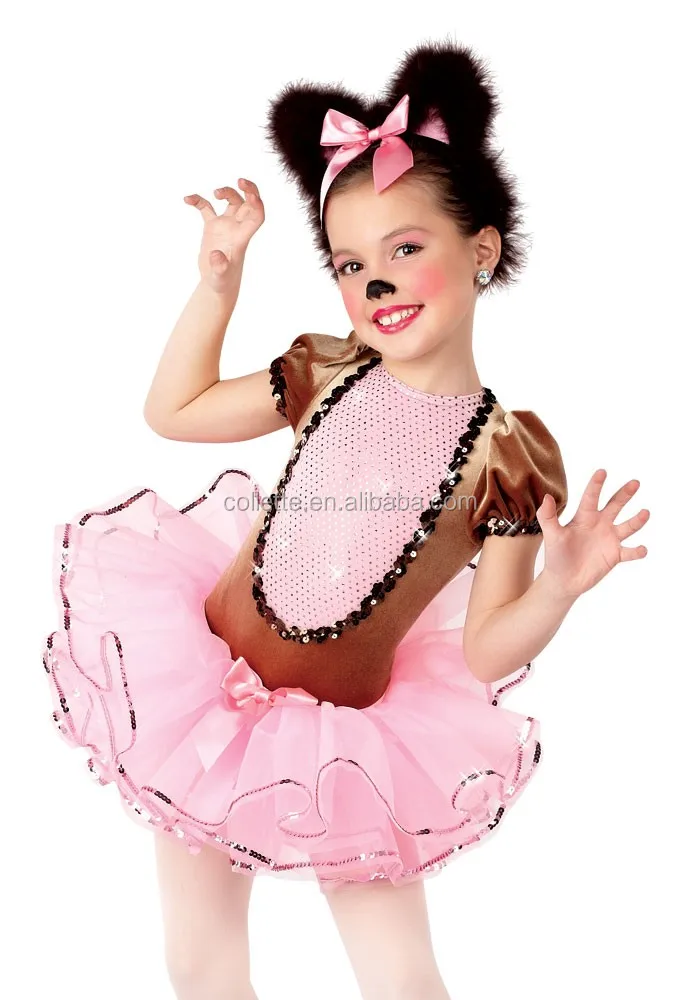 Mbq960 Adult Lovely Fashion Black White Clown Lycra Clown Dance Tutu