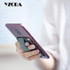 Yzora Custom Safety Adhesive Grip Card Holder with Support on back phone with Flap Elastic brand