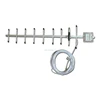 10DBi 868mhz 8 elements directional outdoor yagi antenna with low loss LMR195 cable to SMA male