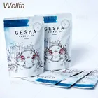 Logo Printed Laminated Coffee Bags With Re Open Ziplock