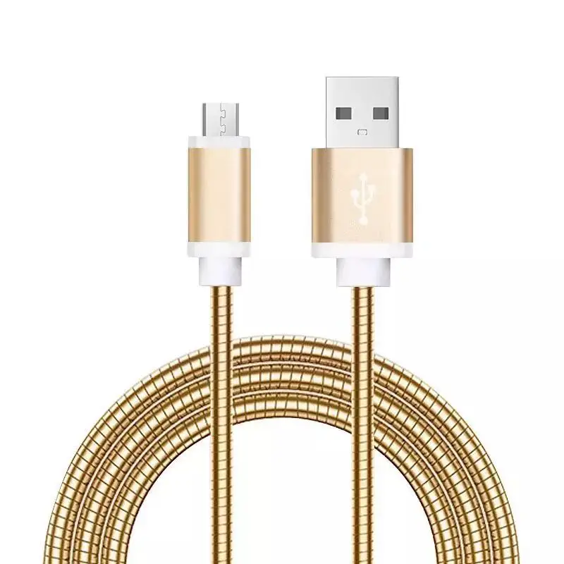Metal Spring USB Cable For iPhone5 6 7 for S7 note 7 Mobile Phone mirco Universal Charger Fast Charging Cable
Metal Spring USB Cable For iPhone5 6 7 for S7 note 7 Mobile Phone mirco Universal Charger Fast Charging Cable