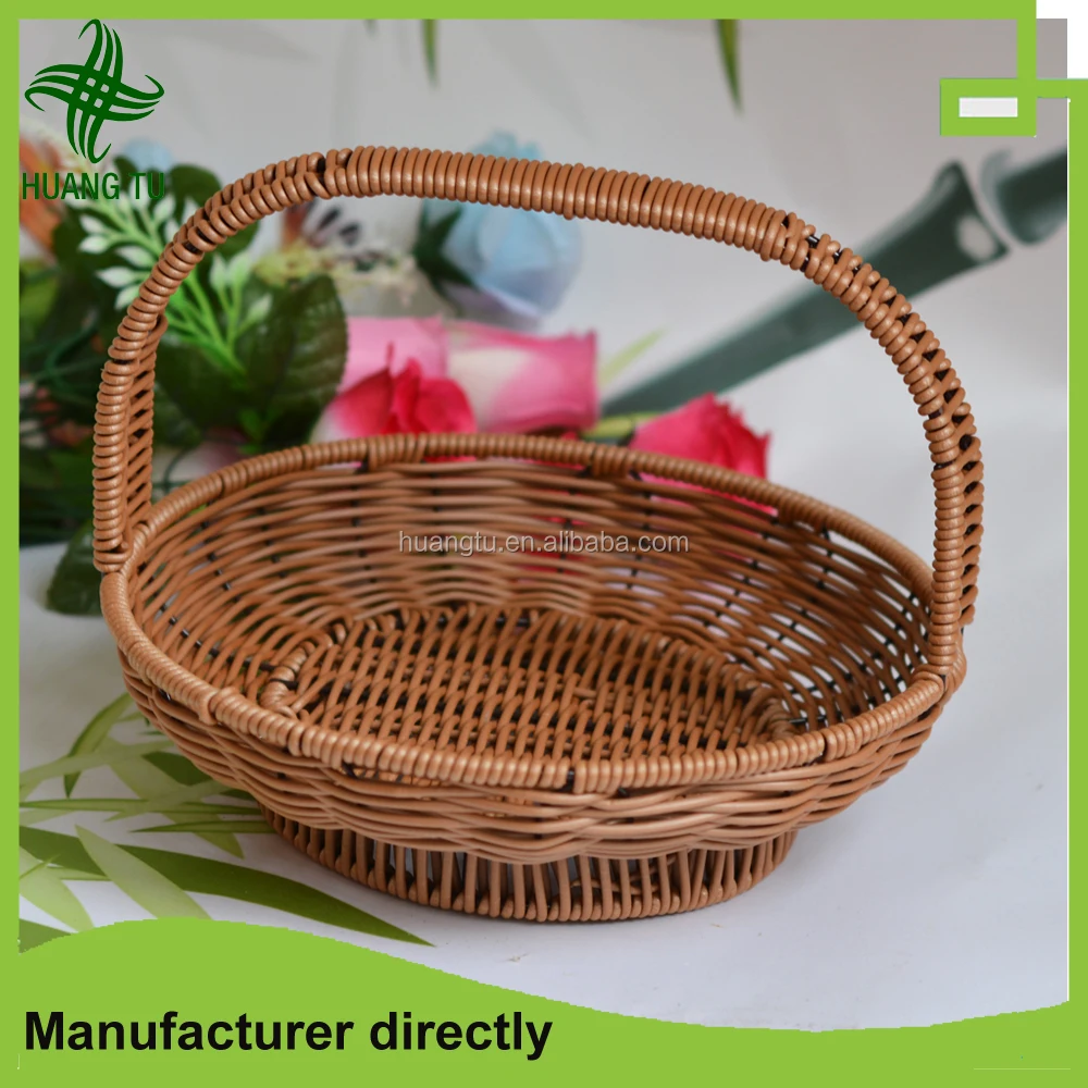 cheap rattan baskets ,storage baskets with handle, wholesale