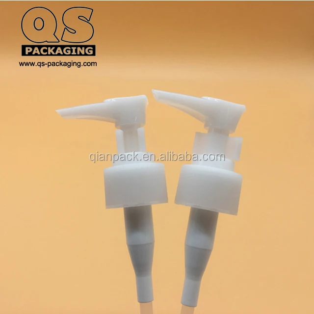 22/410 black lotion pump with long nozzle and clip lock