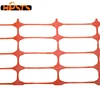 Lightweight highly visible bright orange plastic safety net