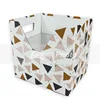 Internet celebrity Terrazzo paper file box paper storage box Office School