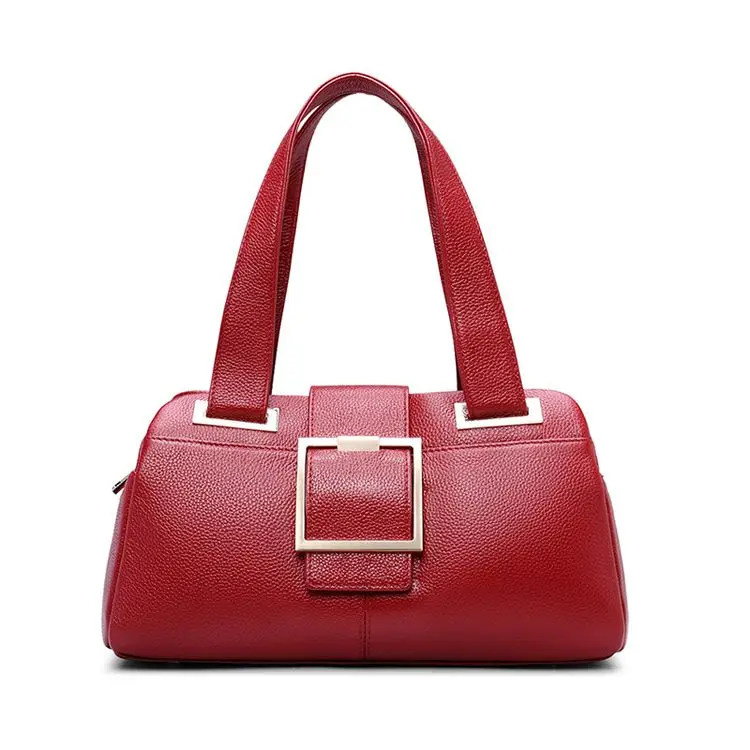 Hong Kong Counter Purchasing Genuine Leather Women's Bag Portable