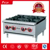 PEZO RY-RB-4 commercial restaurant cooktop 4 plate gas stove