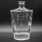 Vodka Bottle Vodka Vodka Bottle Price Factory Direct 700ml Transparent High-grade Stone Vodka Glass Bottle