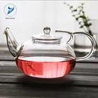 High Borosilicate Heat Resistant Custom Glass Tea & Coffee Pot