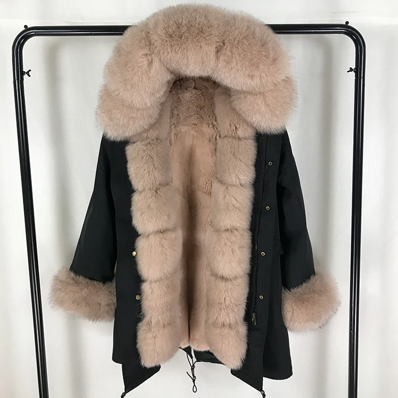 real fur lined parka