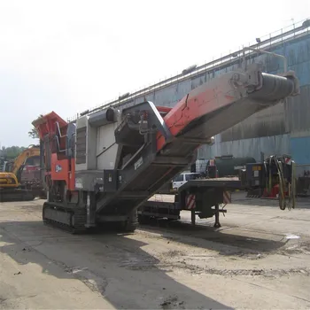 Complete mobile granite crushing cone crusher plant