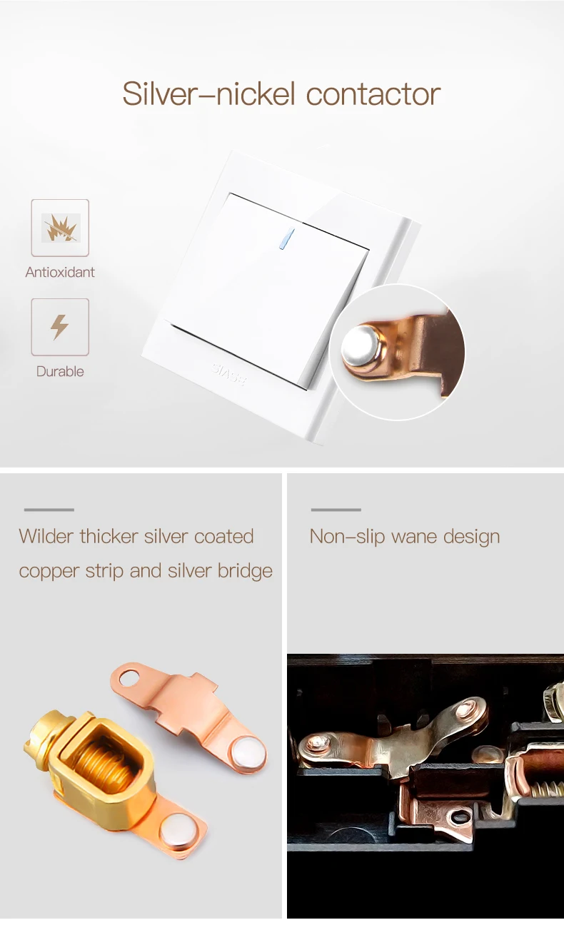 Explosion Proof Modern 10A 4 Gang 1 2 Way Electronics Lighting Switches