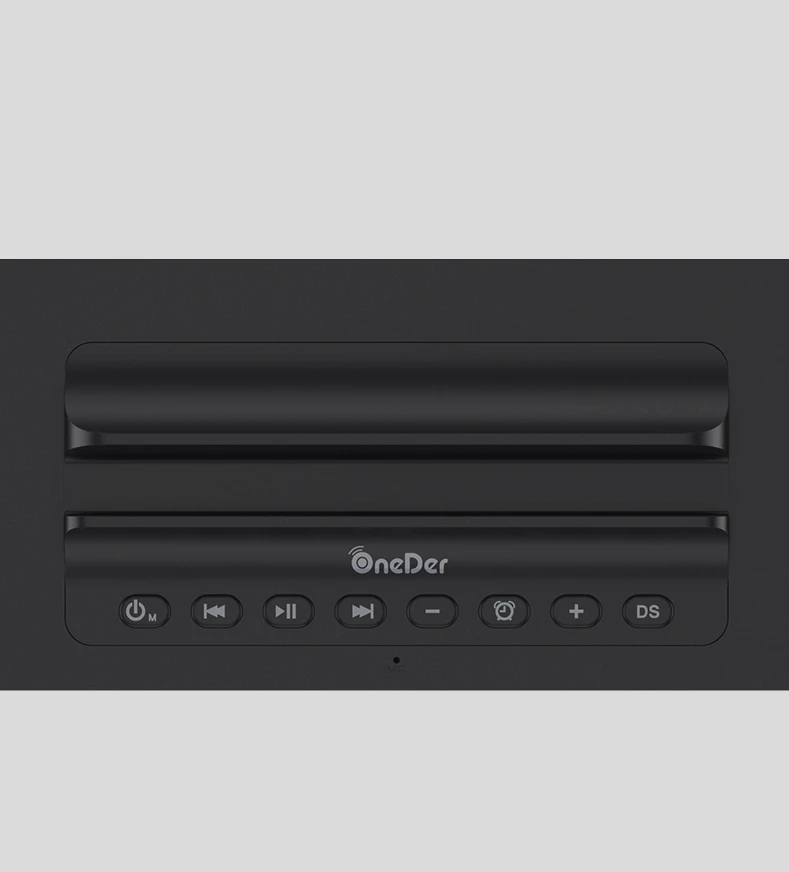 Oneder V06 Speaker Sound Box Professional Smart wireless LED screen Alarm clock active multimedia speaker - ANKUX.COM