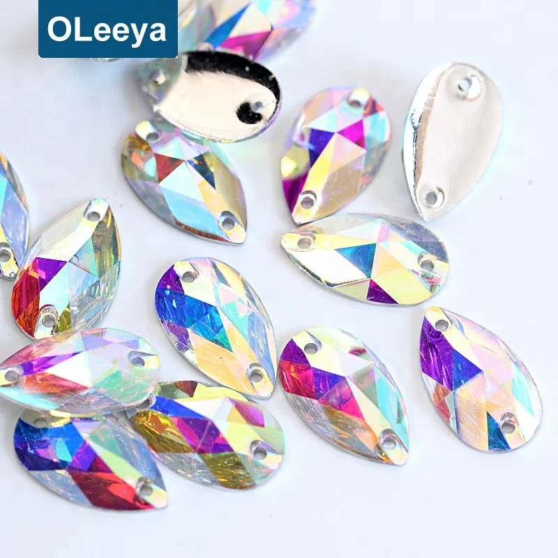 Wholesale Hot Sale Resin Crystal AB 13*18mm Teardrop Flat Back Stone Sew On Rhinestone For Wedding Dress
Wholesale Hot Sale Resin Crystal AB 13*18mm Teardrop Flat Back Stone Sew On Rhinestone For Wedding Dress