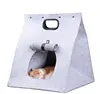 Luxury High-End Super Soft Double Pet Cat Dog House for Sale