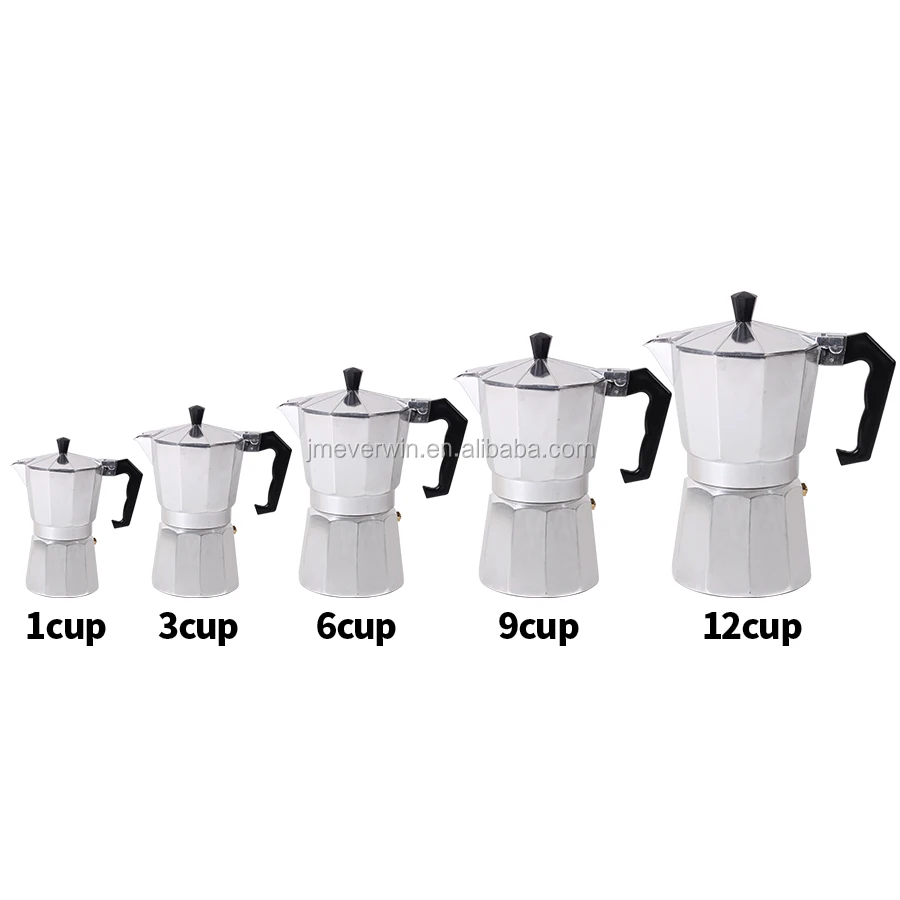 3cup 6cup 9cup Italian Expresso Stovetop Moka Coffee Maker