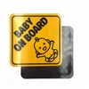Custom Baby on Board Safety Caution Sign Bumper Reflective Car Sticker