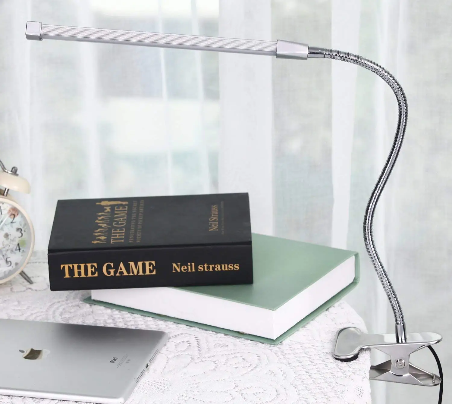 2020 Yarrae Gooseneck 8W 3 Color Temperature Changeable LED Clamp Desk Lamp