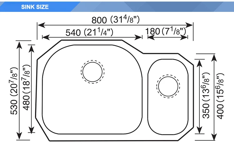 Wholesale High Quality Double Bowl Stainless Steel Kitchen Sink