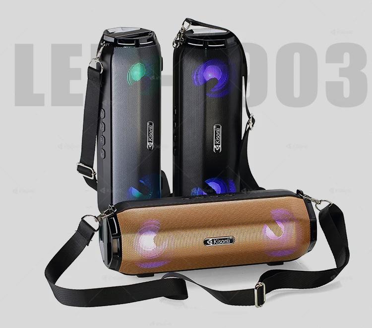 Portable Wireless Speaker LED glowing speaker Supported Blue-tooth/TWS/FM radio - ANKUX.COM