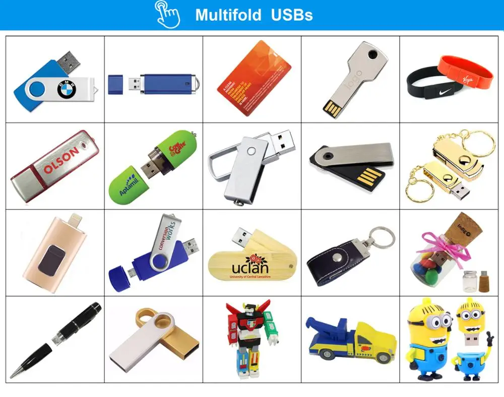 Wholesale Customized Logo Bulk Swivel Usb Flash Drive 1gb 2gb 4gb 8gb