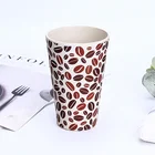 wholesale eco friendly biodegradable bamboo fiber reusable drinkware coffee water milk cups set