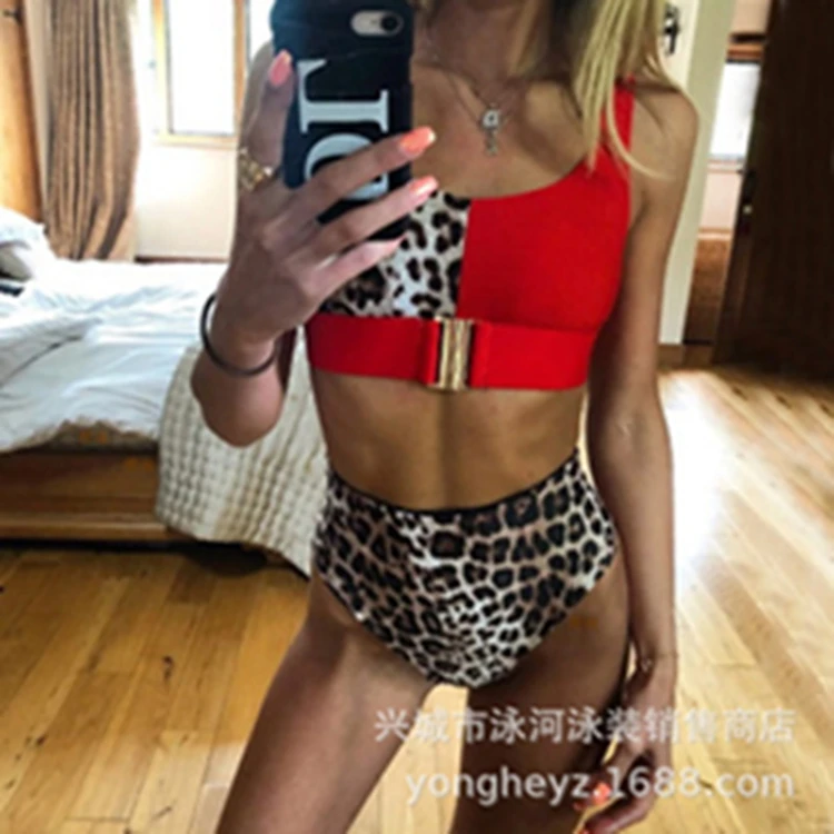 new Sexy Leopard printed swimwear women high waist swimsuit High cut swimwear women monokini Padded bathing suit, White, red, fluorescent green, blue
new Sexy Leopard printed swimwear women high waist swimsuit High cut swimwear women monokini Padded bathing suit, White, red, fluorescent green, blue