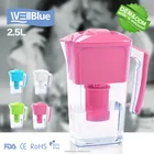 2.5L home use alkaline mineral water filter jug