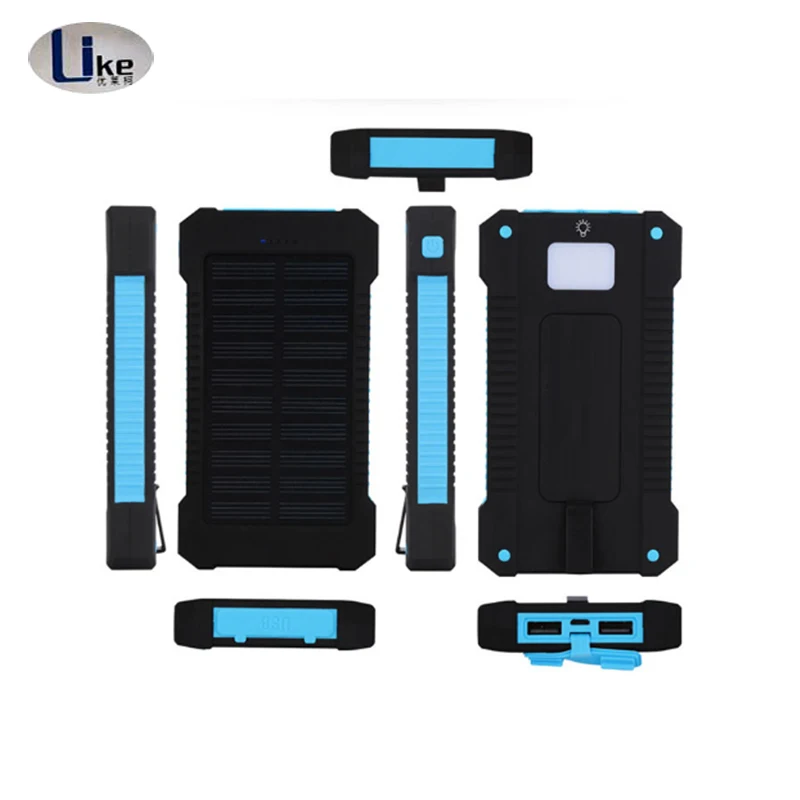 New Products 2018 Dual USB Port Waterproof Solar Power Bank New 10000mAh Power Bank - ANKUX.COM