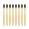 China wholesale sonic custom logo soft BPA free bristles 100 organic kids wooden charcoal bamboo toothbrush with case