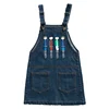 DRJSYL09Gwq17202 85% cotton 10% viscose 5% polyester fiber children girl denim skirt