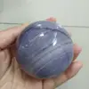 Natural crystal purple fluorite ball