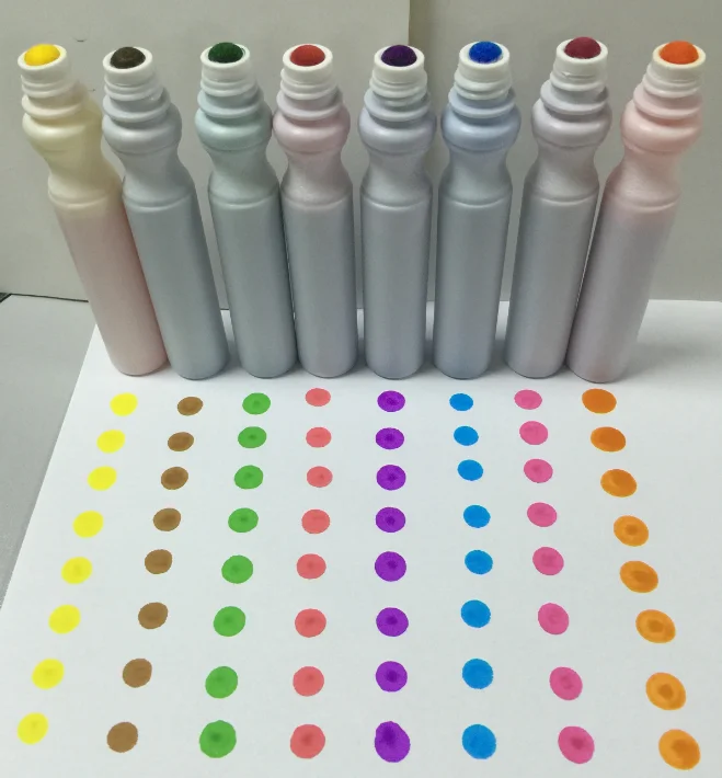 Rainbow Washable Dab Newly Design Bingo Dauber Like Bottle Shape Bingo Dauber 40ml 10mm Nib