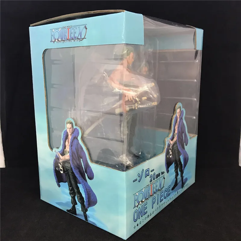 Anime Figurine One Piece Zoro Swords PVC Action Figure Model Toys 20th Anniversary Figuras Dolls Cosplay Gift 16cm  (1)