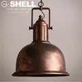 Industrial Style Brass Metal Vintage Pendant Light
