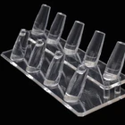 New design 2 layers jewelry display stand ring holder pmma products