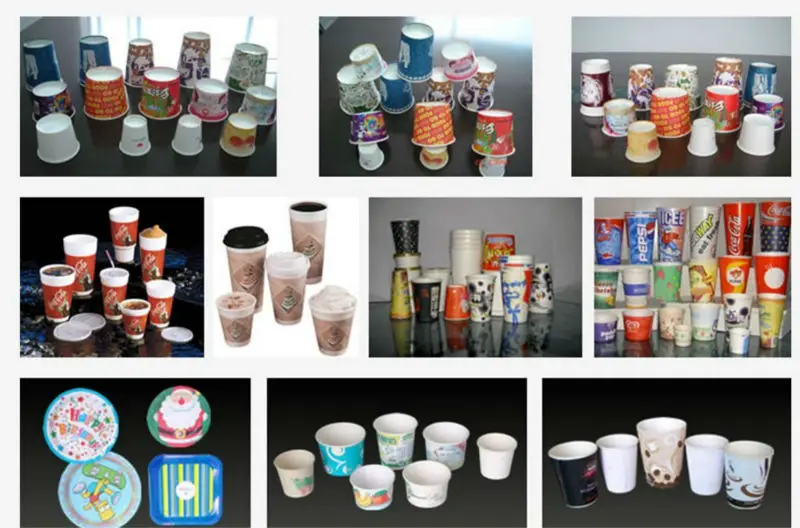 paper cup printing and die cutting machine