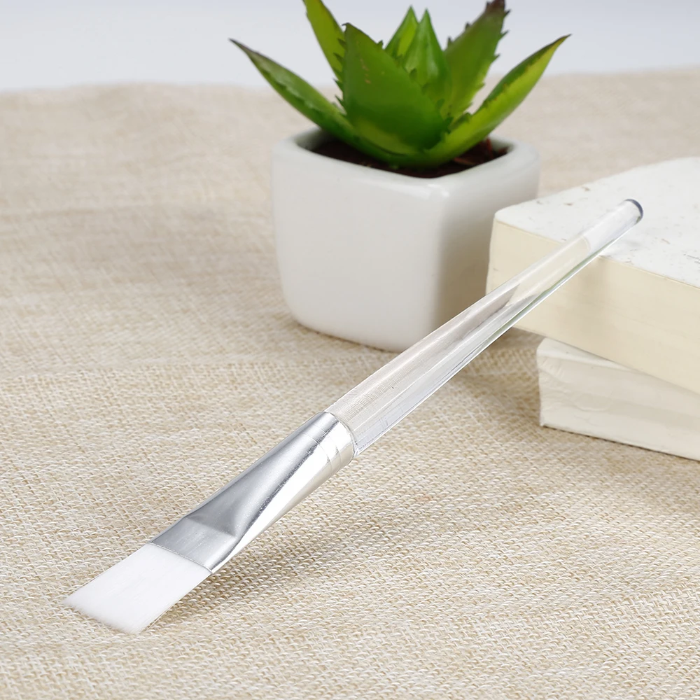 Transparent Glossy Handle Cosmetic Tools Facial Mask Brush, White, black or customized
Transparent Glossy Handle Cosmetic Tools Facial Mask Brush, White, black or customized