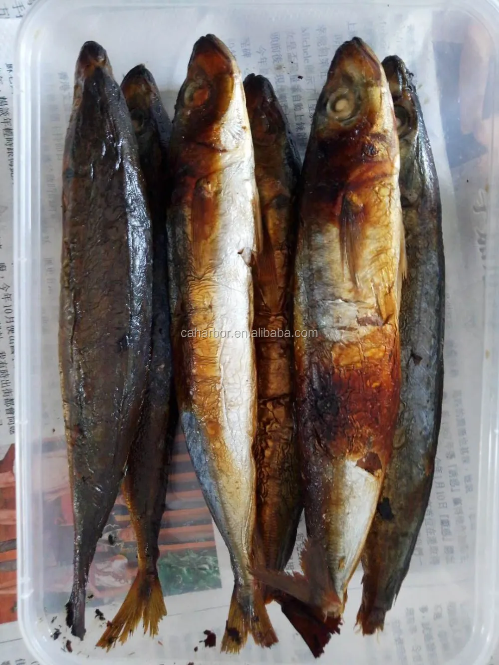 smoked fish sardine mackerel bonito for grill with delicious