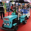 2018 new square amusement park electric tractor for electric sightseeing vehicles Sightseeing car