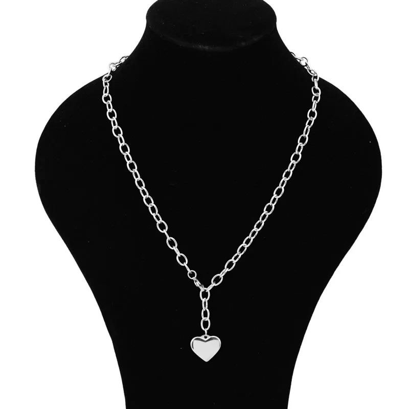danyuan custom unisex punk stainless steel heart chain necklace bracelet for ladies wholesale love heart shape pendant necklace, Picture
danyuan custom unisex punk stainless steel heart chain necklace bracelet for ladies wholesale love heart shape pendant necklace, Picture