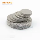 Air Filter SGS Approved 0.5 7 15 30 60 Micron SS 316L Inlet Air Filter For Industry And Testing Laboratory
