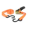 4PCS automatic pallet lashing strap ratchet tie down with S hook