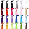 2016 hot Formal Wedding Party Groom Men's Solid Color Slim Plain Men Tie Necktie 20 Colors Optional