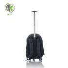 Free Sample Trolley Portable Duffel Fold Travel Backpack With Wheels